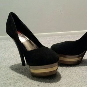 High platform heels